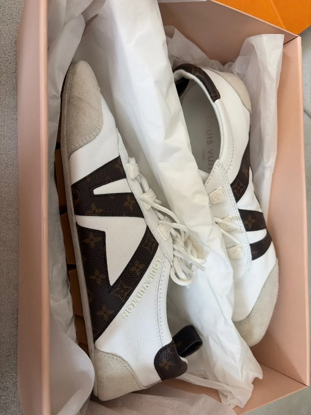 Authentic Louis Vuitton ballerina sneakers